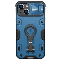 Husa Nillkin CamShield Armor Pro Magnetic Case iPhone 14 Plus Magnetic MagSafe Cover with Camera Cover blue