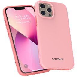 Husa Choetech MFM Anti-drop case Made For MagSafe for iPhone 13 Pro Max pink (PC0114-MFM-PK)