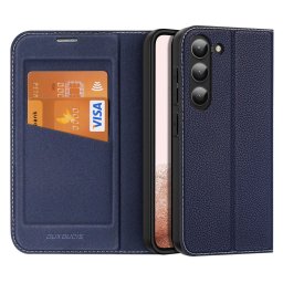 Husa Dux Ducis Skin X2 case Samsung Galaxy S23+ flip case wallet stand blue