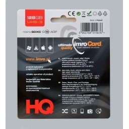 Card memorie 128Gb, Clasa 10 / UHS-1 U3, Cu Adaptor