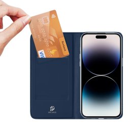 Husa Dux Ducis Skin Pro Wallet Case for iPhone 15 Pro Max - Blue