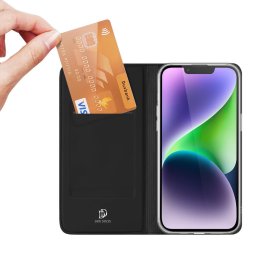 Husa Dux Ducis Skin Pro Wallet Case for iPhone 15 Plus - Black