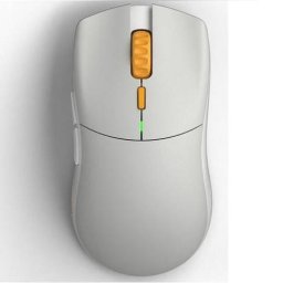 Mouse Series One PRO Wireless - Genos - Forge, Ultrausor 50g, Alb Mat, Galben
