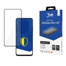 Sticla securizata 3mk HardGlass Max Lite pentru Xiaomi Poco M6 Pro 5G, 9H, Margine neagra