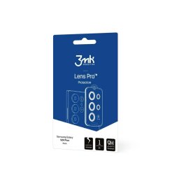 Folie de protecție cameră Galaxy A54 / A74 / S23 FE 3mk Lens Protection Pro, Ramă neagră, Cadru aluminiu Samsung STICLĂ