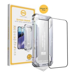 Yellow Screen Guard iPhone 15 Plus with easy application