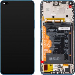Piese si componente Display cu Touchscreen Honor 50 Lite, cu Rama si Acumulator, Albastru (Deep Sea Blue), Service Pack 02354FMW