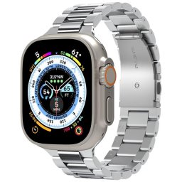 Bratara fitness Spigen Modern Fit 316L Band, silver - Apple Watch 49mm/45mm/44mm/42mm