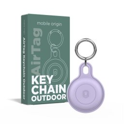 Husa Mobile Origin Airtag Outdoor KeyChain, purple