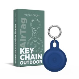 Husa Mobile Origin Airtag Outdoor KeyChain, blue