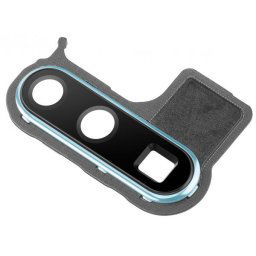 Piese si componente Geam Camera Spate Huawei P30 Pro, cu Rama, Bleu