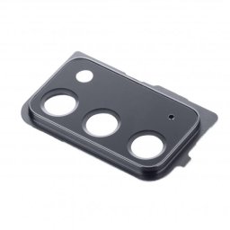 Piese si componente Geam Camera Spate Samsung Galaxy Note 20 5G N981 / Note 20 N980, cu Rama, Gri