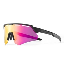 Rockbros Polarized Cycling Glasses with UV Protection and Corrective Insert - Gray