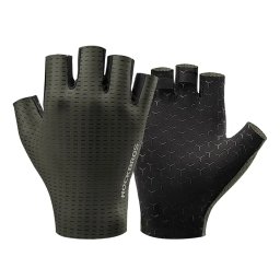 Rockbros Breathable Short Finger Cycling Gloves, Size: S - Green
