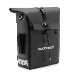 Rockbros Bike Bag with Backpack Function, Waterproof, with Helmet Attachment 18l - Black