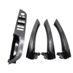 Set 4 Manere Usi Dedicat BMW Seria 3 E90 E91, Negru Carbon