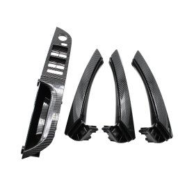 Set 4 Manere Usi Dedicat BMW Seria 3 E90 E91, Negru Carbon