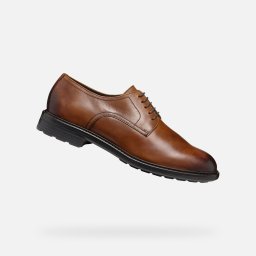 Brown men's formal shoes Geox Walk Pleasure - Men