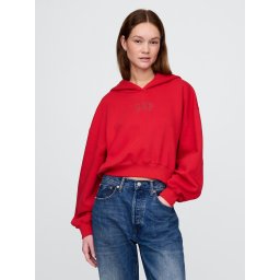 GAP Hoodie Logo Cropped Americana - Women's