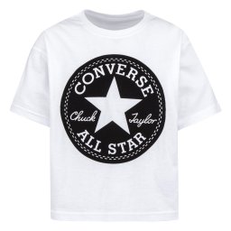 CONVERSE Tricou negru / alb
