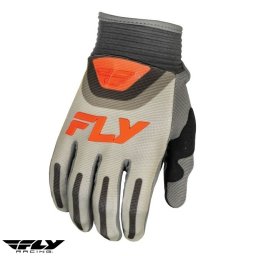 Manusi moto unisex cross-enduro Fly Racing model F-16 culoare: gri/portocaliu