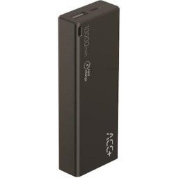 Baterie externa ACC+ THIN, Fast Charge, 10000 mAh, Cablu MicroUSB inclus, Negru