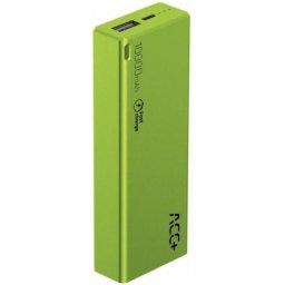 Baterie externa ACC+ THIN, Fast Charge, 10000 mAh, Cablu MicroUSB inclus, Verde