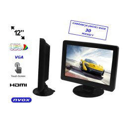 Monitor tactil lcd de 12 inch led hd vga hdmi 12v 230v