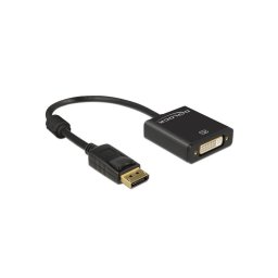 DeLOCK Adapter DVI - Displayport - 4K - 20cm - black