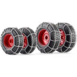 Wiking wheels with chains Fendt 828, model vehicle