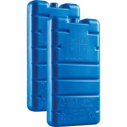 Set de 2 pastile de racire pentru lada frigorifica reutilizabile, Albastru