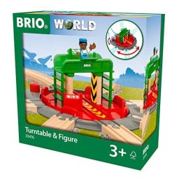 BRIO locomotive turntable with control bridge - 33476