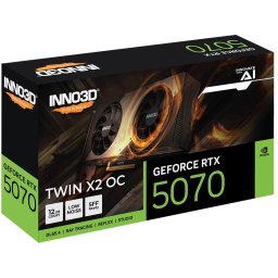 Placa video GeForce RTX 5070 Twin X2 OC 12GB GDDR7 192-bit DLSS 4.0