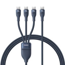 Cablu USB-C Flash Series 3, 100W, 1,5m, albastru