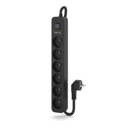 Prelungitor KERG power strip with circuit breaker-6 sockets 16A 1,5m
