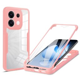 Husa Husa pentru Oppo Reno13 + Folie - Techsuit ColorVerse 360 Series - Pink