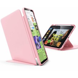 Husa pentru iPad 10 (2022) 10.9 / 11 (2025 - ESR Flip Hybrid (with Pencil Holder) - Pink