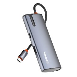 Docking Station KF2347543 - USB-A, HDMI, Argintiu