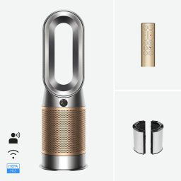 Purificator de aer și aerotermă Dyson Purifier Hot + Cool Formaldehidă HP09D, Gri/Cupru