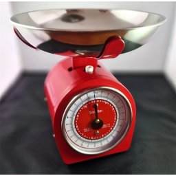TERRAILLON 25786 retro stil bucătărie cântar roșu