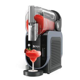 Aparat granita pentru desert Slushi FS301, 2.5L, 5 programe presetate, gri/albastru Ninja