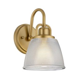 Aplică LED pentru baie Quoizel QZ-DUBLIN1-PNBR DUBLIN 1xG9/3W/230V IP44 auriu