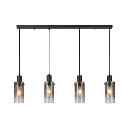 Lustră pe cablu Rabalux 72039 FUMEA 4xE27/60W/230V