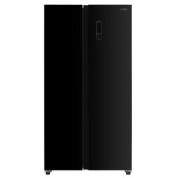 Aparate Frigorifice Side by Side 442 L, Full No Frost, Clasa energetica E, Afisaj electronic, H 177 cm, Negru