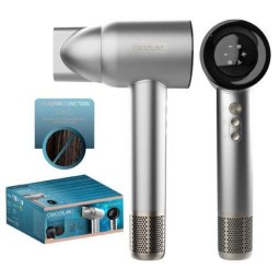 Uscator de par IoniCare RockStar Nano IonTec, 1600 W, 3 trepte de temperatura, Argintiu