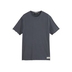 SCOTCH & SODA T-Shirt Relaxed-Fit Raw Edge 180042 SC001 white
