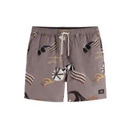 SCOTCH & SODA Costum de baie Printed Mid-Length Swimshort 180380 SC210 vuur island stripe aop