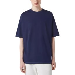 SCOTCH & SODA T-Shirt Pigment Printed Back Artwork Loose Fit 181746 SC401 navy