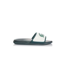 LACOSTE Șlapi Serve Slide Dual 49CMA00401Y5 off wht/dk grn