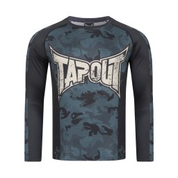 Tapout Tricou 'Duncan' albastru / alb